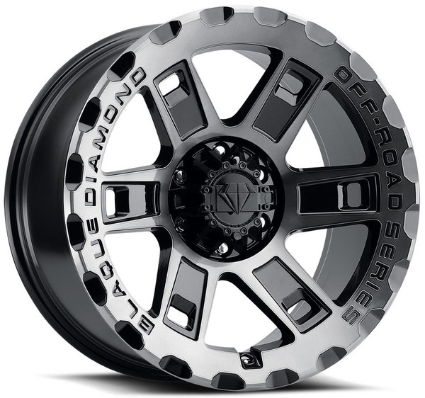 20x10 Blaque Diamond Off-Road BD-O801 Gloss Black Machined & Tinted (Flow Forged)  6x135 6x5.5/139.7 -18mm