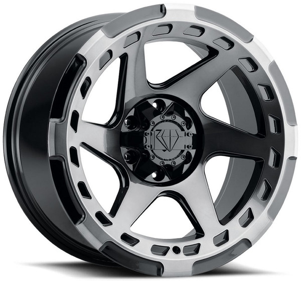 20x10 Blaque Diamond Off-Road BD-O728 Gloss Black Machined & Tinted (Flow Forged)  6x135 6x5.5/139.7 1mm