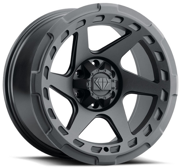 20x10 Blaque Diamond Off-Road BD-O728 Matte Textured Black (Flow Forged)  5x5/127 5x5.5/139.7 1mm