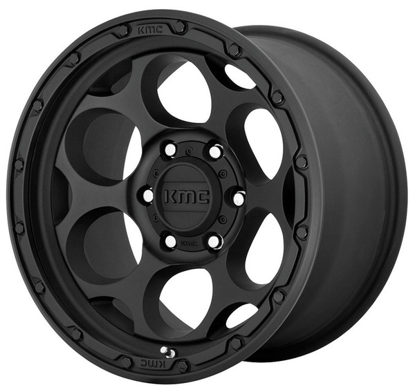 17x8.5 KMC KM541 Dirty Harry Textured Black 8x170 0mm