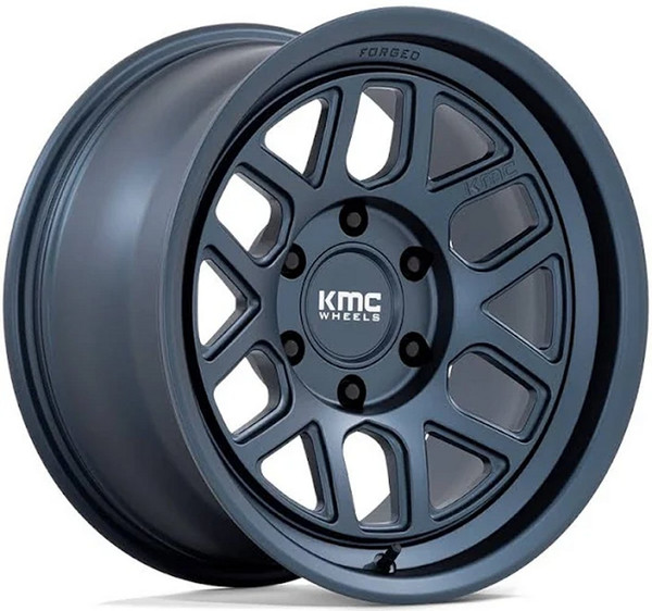 17x8.5 KMC KM446 Mesa Forged Monoblock Metallic Blue 6x5.5/139.7 -10mm