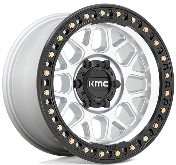 20x9 KMC KM549 GRS Machined w/ Satin Black Lip 6x135 18mm