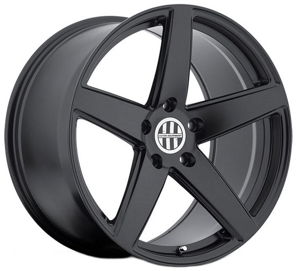 (Clearance - No Returns) 19x10.5 Victor Equipment Baden All Matte Black (Rotary Forged) 5x130 55mm