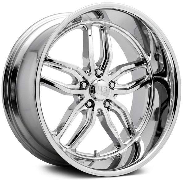 18x8 US Mags U127 C-Ten Chrome  5x4.75/120.7 1mm