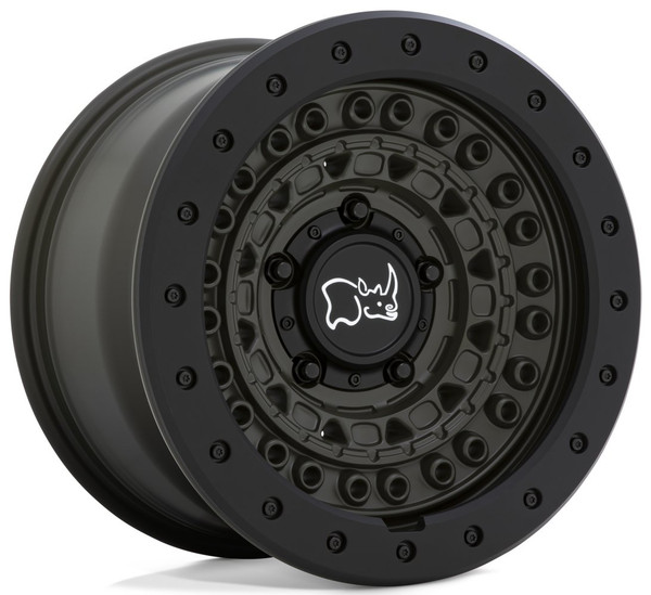 (Clearance - No Returns) 20x9 Black Rhino Barricade OD Green w/ Black Rock Guard 6x5.5/139.7 -18mm