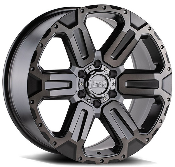 20x9 Black Rhino Wanaka Matt Gunmetal w/ Brushed Face & Tinted 6x5.5/139.7 12mm