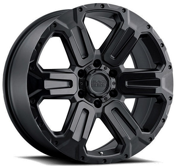 20x9 Black Rhino Wanaka Matt Black 6x5.5/139.7 -18mm