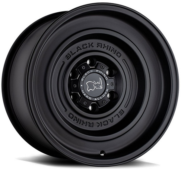17x9.5 Black Rhino Solid Matte Black 6x5.5/139.7 -12mm