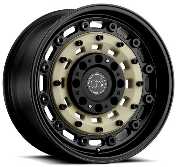 17x8 Black Rhino Arsenal Sand on Black 5x4.5/114.3 5x5/127 30mm
