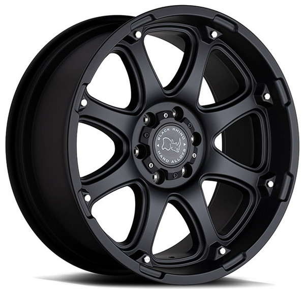 18x9 Black Rhino Glamis Matte Black  8x170 12mm