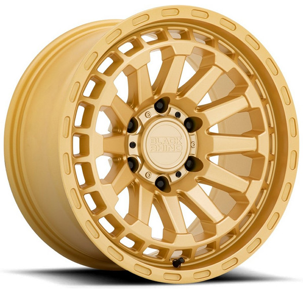 (Clearance - No Returns) 18x9.5 Black Rhino Raid Gold 5x5/127 -18mm