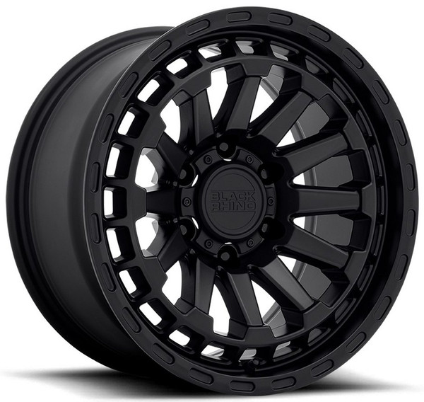 20x9.5 Black Rhino Raid Matte Black 5x5/127 -18mm