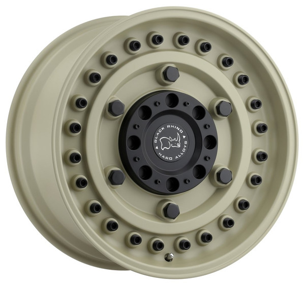 17x9.5 Black Rhino Armory Desert Sand 5x5/127 5x5.5/139.7 -18mm