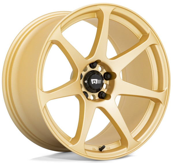 (Clearance - No Returns) 17x8 Motegi MR154 Battle Gold 5x110 43mm