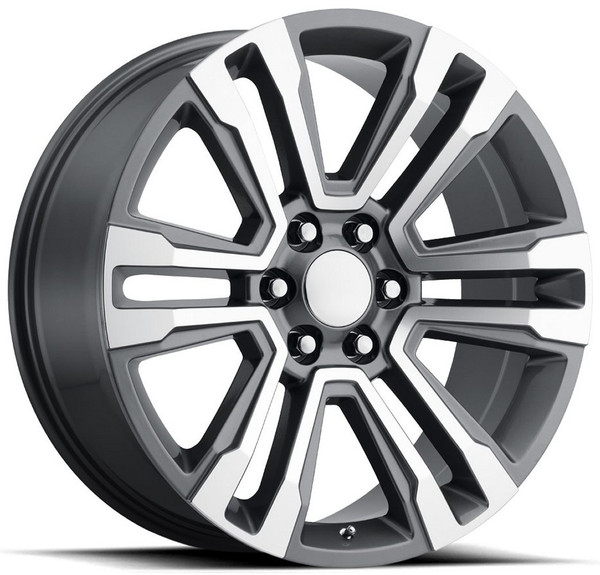 20x9 Performance Replicas PR182 Gunmetal Machined 6x5.5/139.7 24mm