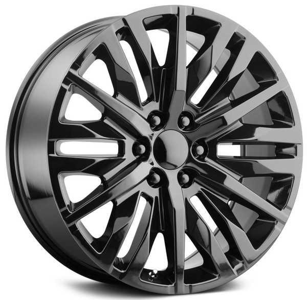 24x10 Performance Replicas PR198 Gloss Black 6x5.5/139.7 31mm