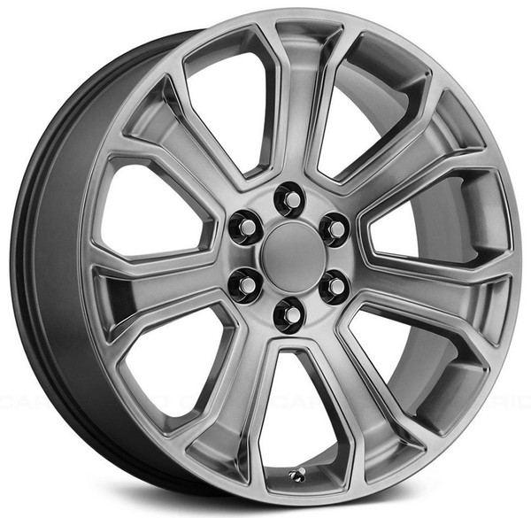 20x9 Performance Replicas PR166 Hyper Silver 6x5.5/139.7 24mm