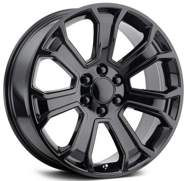22x9 Performance Replicas PR166 Gloss Black 6x5.5/139.7 24mm