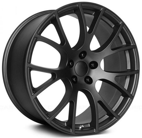 20x10 Performance Replicas PR161 Matte Black 5x115 18mm