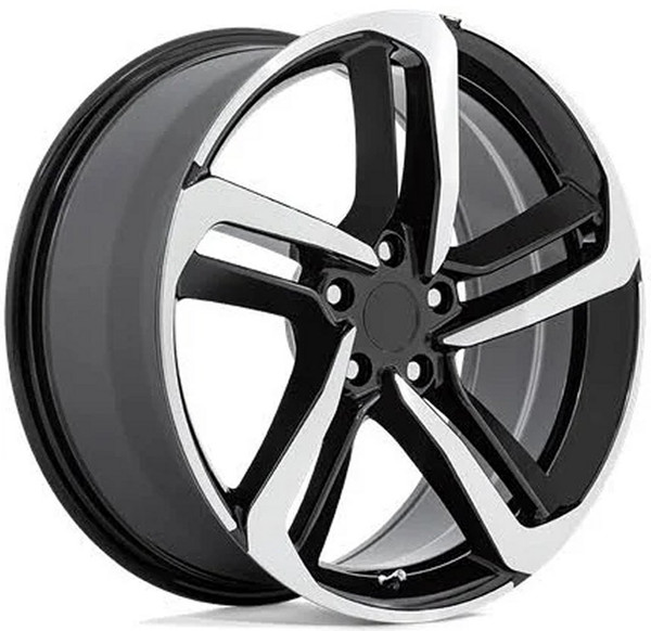 20x8.5 Performance Replicas PR216 Gloss Black Machined 5x4.5/114.3 45mm