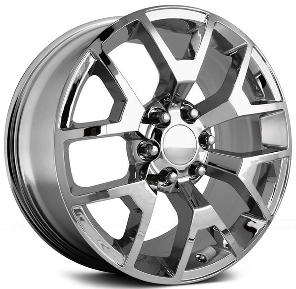 (Clearance - No Returns) 22x9 Performance Replicas PR150 Chrome 6x5.5/139.7 27mm