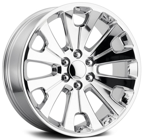 (Clearance - No Returns) 24x10 Performance Replicas PR190 Chrome 6x5.5/139.7 30mm