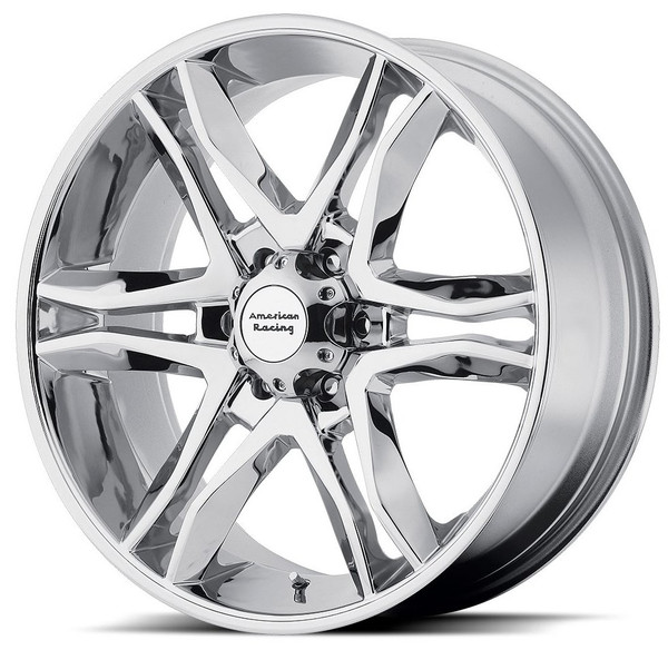 20x8.5 American Racing AR893 Mainline Chrome 6x5.5/139.7 35mm