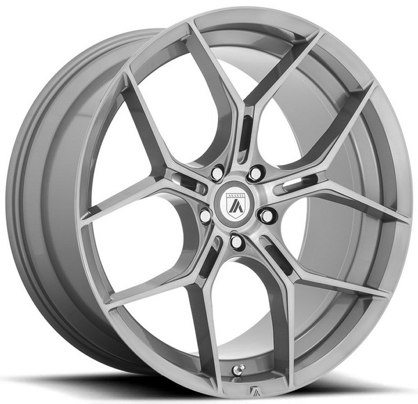 (Clearance - No Returns) 20x10.5 Asanti ABL-37 Titanium Brushed 5x112 38mm