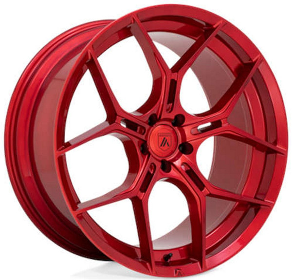22x9 Asanti ABL-37 Candy Red 5x4.5/114.3 38mm
