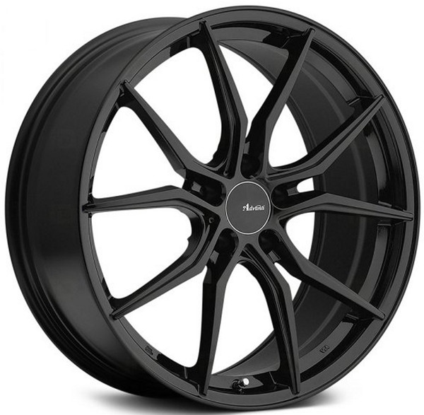20x8.5 Advanti Racing Hybris Gloss Black (Flow Formed) 5x4.5/114.3 40mm