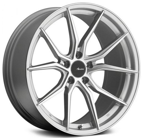 17x7.5 Advanti Racing Hybris Silver Machined 5x115 36mm