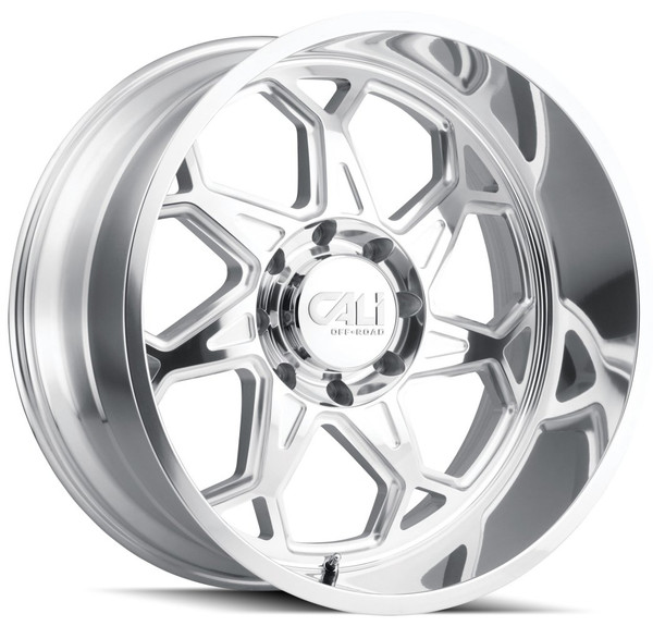 24x12 Cali Off-Road Sevenfold 9111P Polished (* May Require Trimming) 8x170 -51mm