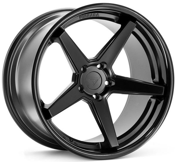 22x10.5 Ferrada FR3 Matte Black w/ Gloss Black Lip 5x120 40mm