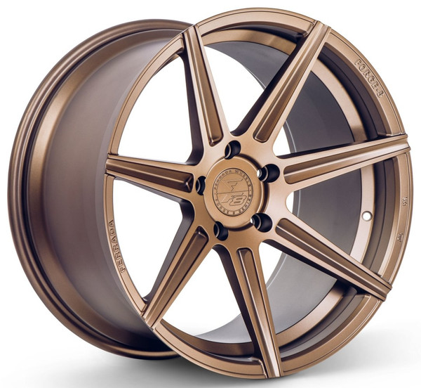 (Clearance - No Returns) 20x12 Ferrada Forge-8 FR7 Matte Bronze (Rotary Forged) 5x4.5/114.3 21mm
