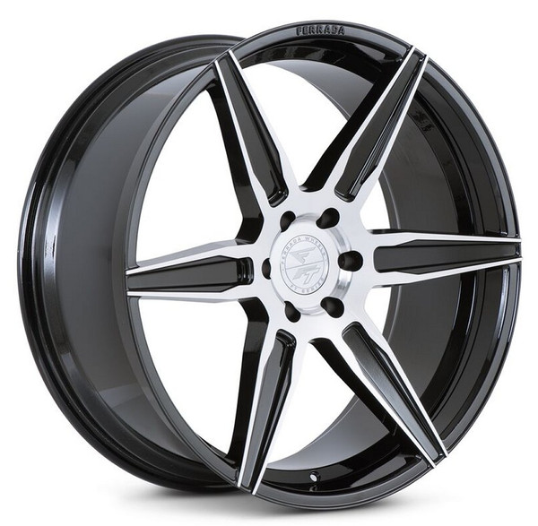 (Clearance - No Returns) 22x10.5 Ferrada FT2 Machine Black 5x130 45mm-1699735239