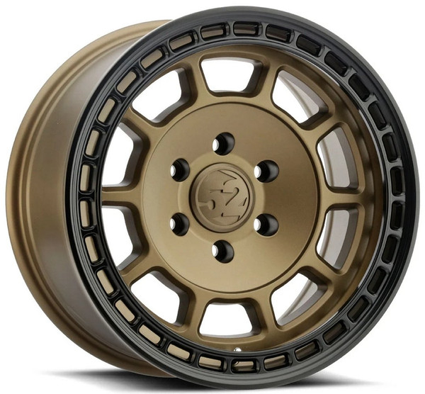 17x8.5 Fifteen52 Off-Road Traverse HD Block Bronze w/ Black Ring 6x5.5/139.7 0mm