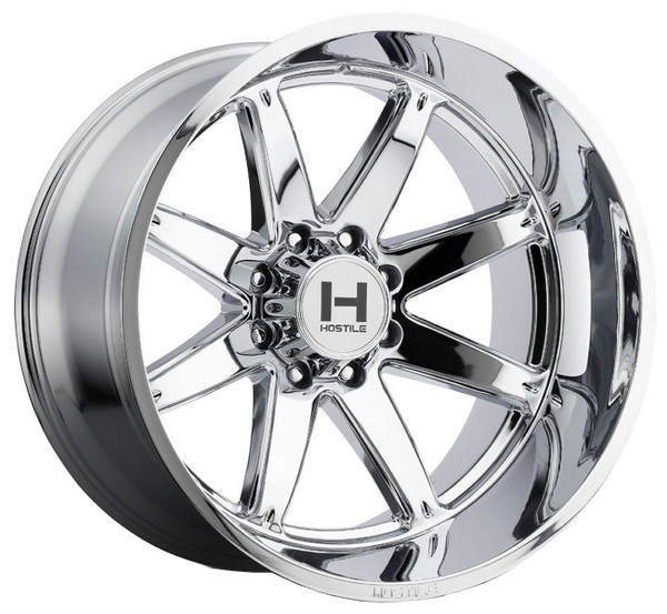 20x12 Hostile H109 Alpha Armor Plated (8 Lug) (* May Require Trimming) 8x6.5/165 -44mm