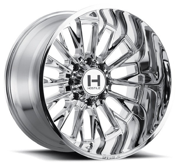 22X12 Hostile H114 Fury Armor Plated (8 Lug) (* May Require Trimming) 8x6.5/165 -44mm