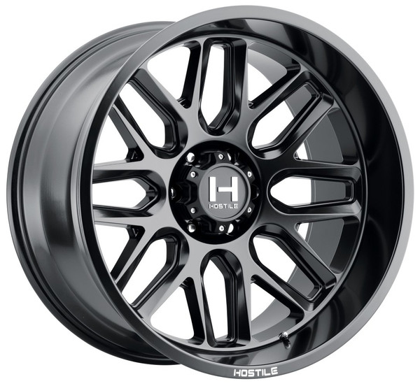 20x12 Hostile H120 Vulcan Asphalt (* May Require Trimming) 6x5.5/139.7 -44mm