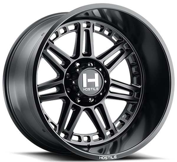 20x9 Hostile H124 Lunatic Asphalt 8x6.5/165 0mm