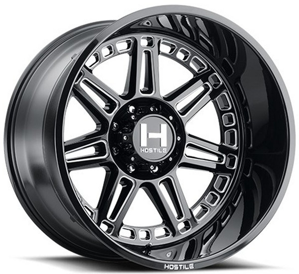 22x12 Hostile H124 Lunatic Blade Cut (* May Require Trimming) 8x6.5/165 -44mm