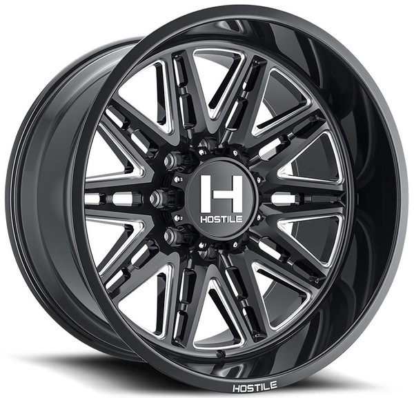 22x12 Hostile H126 Maniac Blade Cut (8 Lug) (* May Require Trimming) 8x170 -44mm