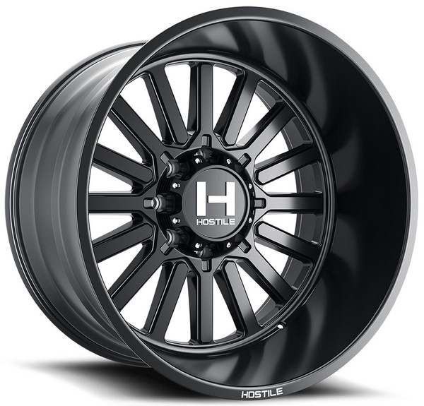 20x12 Hostile H127 Titan Asphalt (8 Lug) (* May Require Trimming) 8x180 -44mm