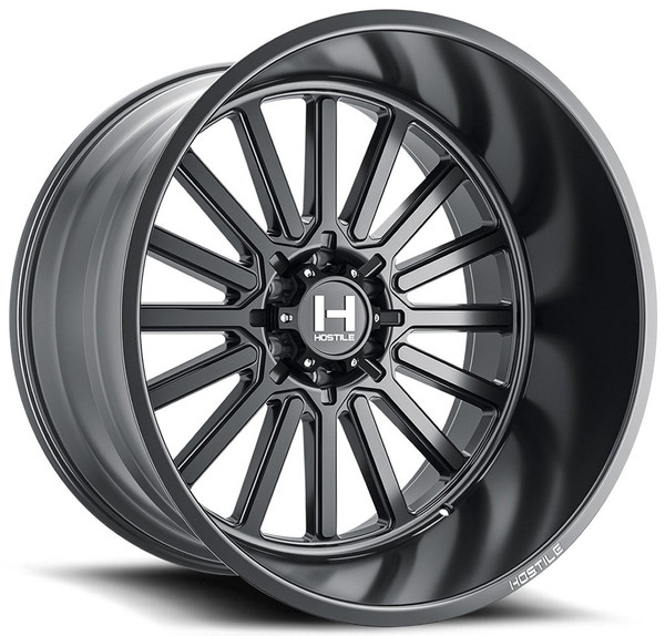 22x10 Hostile H127 Titan Asphalt ( 6 Lug) 6x5.5/139.7 -25mm