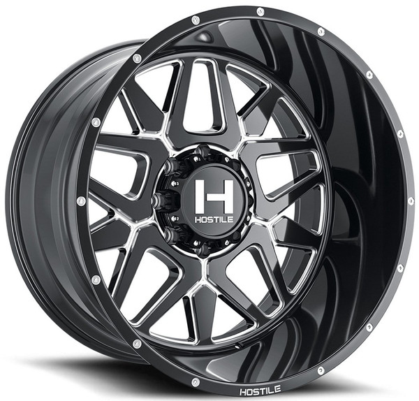20x10 Hostile H128 Diablo Blade Cut (8 Lug) 8x180 -19mm