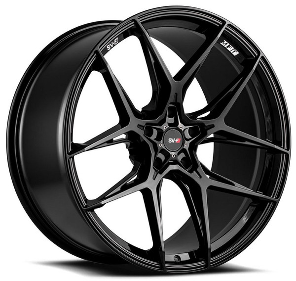 22x9 Savini SV-F5 Gloss Black (Flow Form) (CUSTOM)
