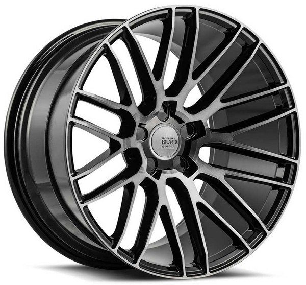 19x8.5 Savini Black Di Forza BM13 Gloss Black w/ Double Dark Tint Face (Concave) (CUSTOM)