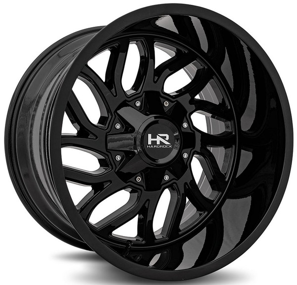 20x10 Hardrock Off-Road H707 Destroyer Gloss Black 5x150 5x5.5/139.7 -19mm