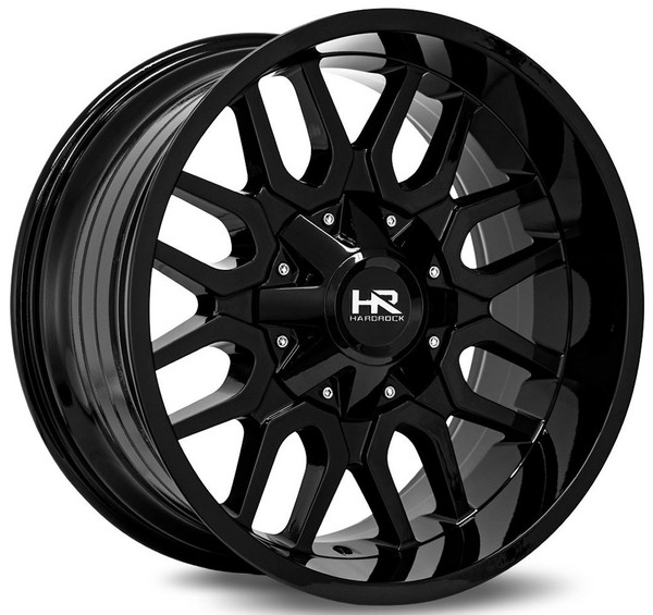 22x10 Hardrock Off-Road H709 Commander Gloss Black 8x6.5/165 -25mm