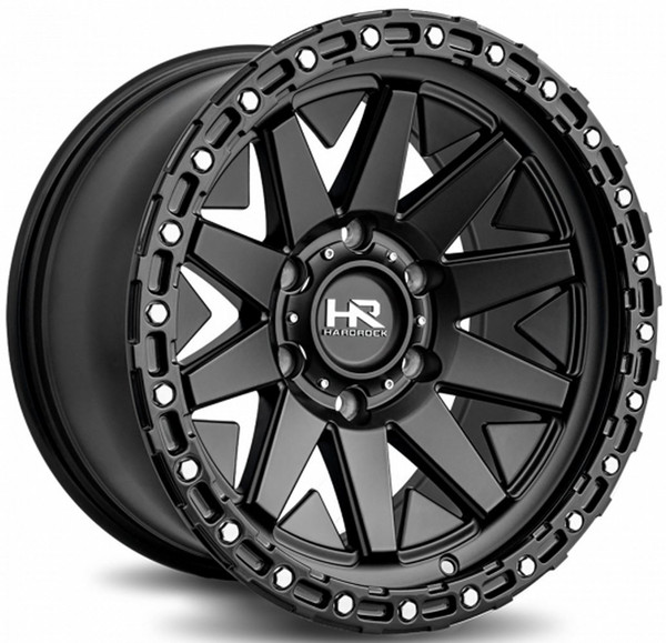 17x9 Hardrock Off-Road H106 Matte Black 5x5/127 1mm